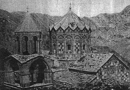 کلیسای اسپانوس مقدس واقع در کنار رود ارس در نزدیکی جلفا